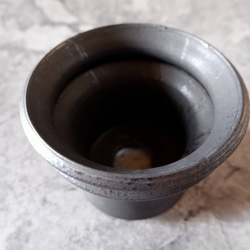 4.5号墨黒鉢310　塊根植物　多肉植物　アガベ　盆栽　植木鉢　作家鉢　鉢皿　沖縄 4枚目の画像