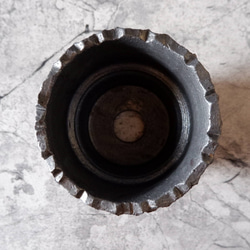 4.5号鉄砂黒鉢313　塊根植物　多肉植物　アガベ　盆栽　植木鉢　作家鉢　鉢皿　沖縄 5枚目の画像