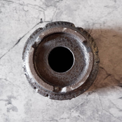 4.5号鉄砂黒鉢313　塊根植物　多肉植物　アガベ　盆栽　植木鉢　作家鉢　鉢皿　沖縄 7枚目の画像