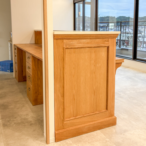 クリニック医院向け受付カウンター 自動釣銭機据え置き オーダーメイド