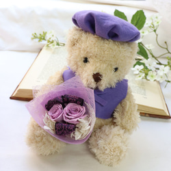 はにゃぎふと 」プリザーブドフラワー 花束 黒猫 三毛猫 茶トラ猫