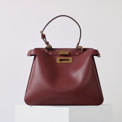 オレンジレザートランク ロイコマイシン オレンジのイタリア製皮革トランクケースKomatsu-model-1st その他