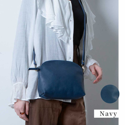 ショルダーバッグ 本革 エンボスレザー 収納 ポーチ 斜めがけ バッグ