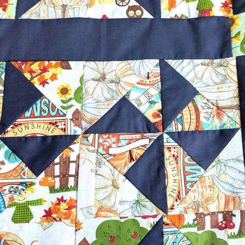 カラフルパッチワーク　ひざ掛け 古着で作る】パッチワークブランケットの縫い方【DIY】パッチワーク