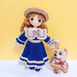 ✿〈受注制作〉卒業式の袴姿の女の子 着せ替えあみぐるみ あみぐるみ