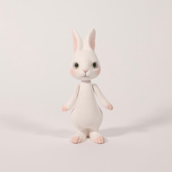 porops Rabbit Bisque doll ビスクドール ポロップス うさぎ 人形