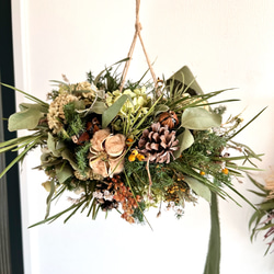 ラッピング無料＆送料無料】リューカデンドロン•ネルボサムのスワッグ