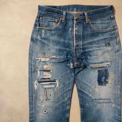 パッチワークリペア ビンテージ sears デニム カバーオール ジャケット