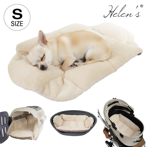 Helen's Via マルチフィット クレートクッション S 犬用ベッド 洗える