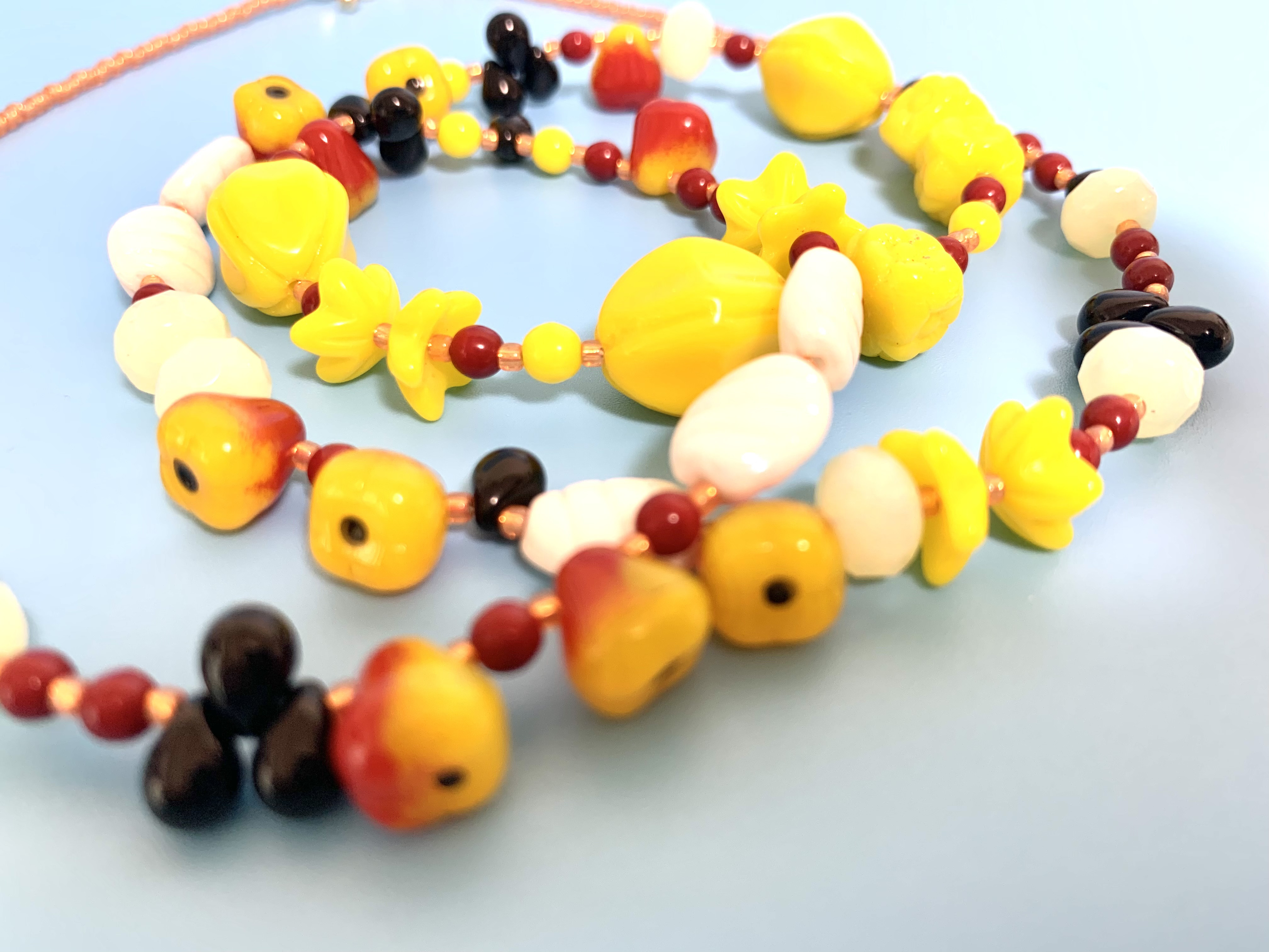 トロピカルビーズネックレス