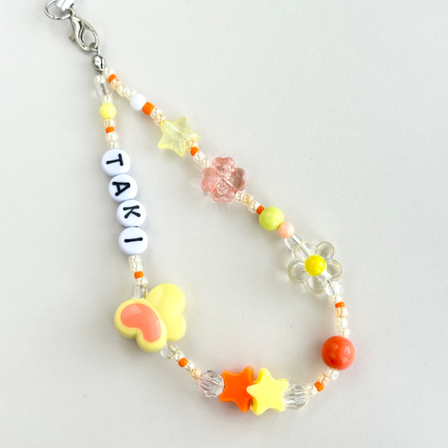 ♡ ビーズ ストラップ ❤︎ キーホルダー オーダーページ ♡ おまかせ&オーダー】ビーズキーホルダー ビーズストラップ 携帯