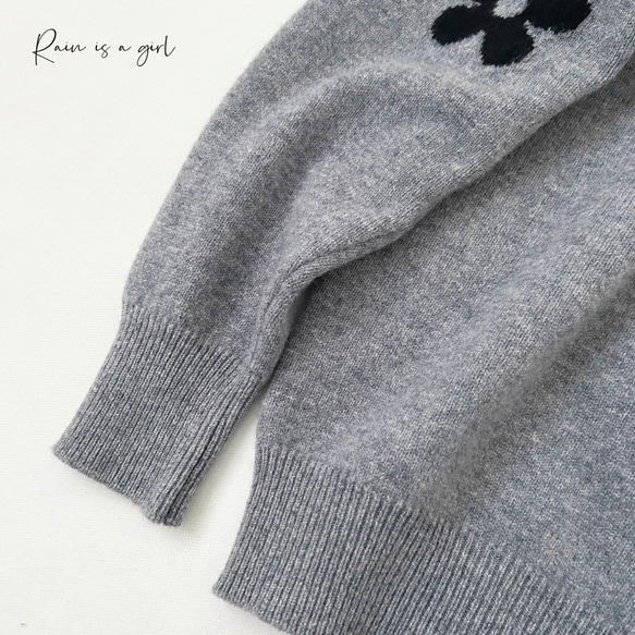 【カシミヤ100％★大人かわいい】中厚・程よい厚さ│カジュアル│通勤・通学│T-231 7枚目の画像