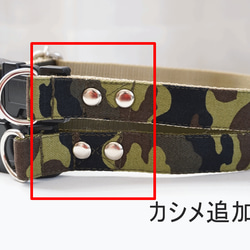 柴犬のがま口（全２色）＊犬用首輪（１５／２０ｍｍ幅）　オーダーメイド　子犬　小型犬　中型犬　しばいぬ　和柄　和風 10枚目の画像