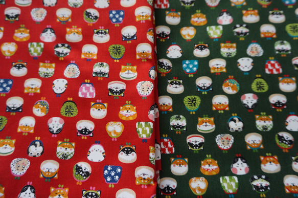 柴犬のがま口（全２色）＊犬用首輪（１５／２０ｍｍ幅）　オーダーメイド　子犬　小型犬　中型犬　しばいぬ　和柄　和風 7枚目の画像