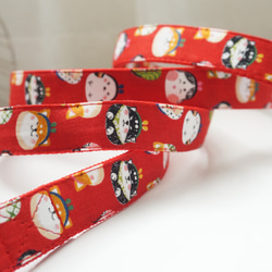 柴犬のがま口（全２色）＊犬用リード（１５／２０ｍｍ幅）　オーダーメイド　子犬　小型犬　中型犬　しばいぬ　和風　和柄 5枚目の画像