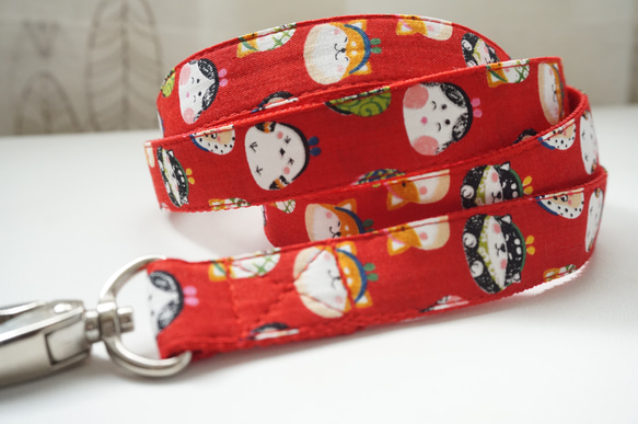 柴犬のがま口（全２色）＊犬用リード（１５／２０ｍｍ幅）　オーダーメイド　子犬　小型犬　中型犬　しばいぬ　和風　和柄 3枚目の画像