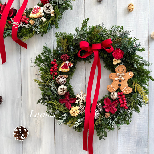 No153 でっかいリボンとリンリンベル♪キラキラクリスマスリース❅2024 No153 でっかいリボンとリンリンベル♪キラキラクリスマスリース❅2024