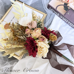 アーティフィシャルフラワーブーケ クラッチブーケ 結婚式