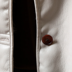 受作｜リバーシブル レザー&ファー ジャケット レディース 2WAYショート 防寒 大人カジュアル  冬 アウター 14枚目の画像