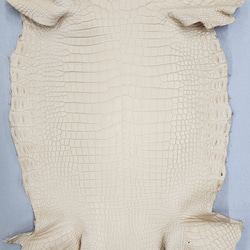 ワ二革　クロコ　植物タンニン鞣し　ナチュラル（タラ）　No.C009084 5枚目の画像