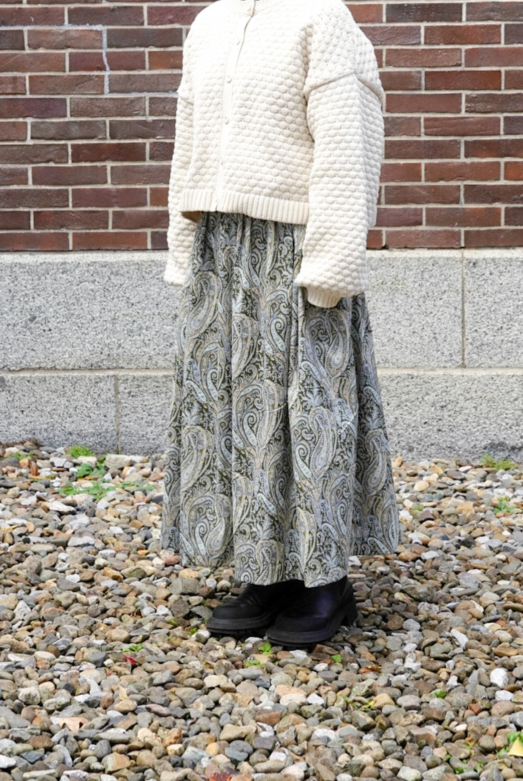 即納商品　小柄さんサイズ　リバティファブリック　＜フェリックス・アンド・イザベル＞　ギャザースカート 11,324円