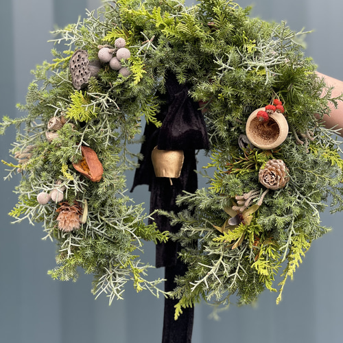 クリスマスリース(馬蹄型) 馬蹄型クリスマスリース リース 晴〜SUN〜 通販 20009141｜Creema