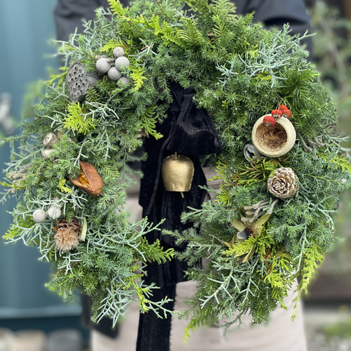 クリスマスリース(馬蹄型) 馬蹄型クリスマスリース リース 晴〜SUN〜 通販 20009141｜Creema