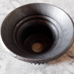 6号鉄砂黒鉢316　塊根植物　多肉植物　アガベ　盆栽　植木鉢　作家鉢　鉢皿　沖縄 4枚目の画像