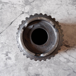 6号鉄砂黒鉢316　塊根植物　多肉植物　アガベ　盆栽　植木鉢　作家鉢　鉢皿　沖縄 7枚目の画像