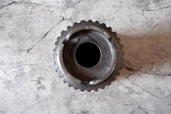 6号鉄砂黒鉢316　塊根植物　多肉植物　アガベ　盆栽　植木鉢　作家鉢　鉢皿　沖縄 7枚目の画像