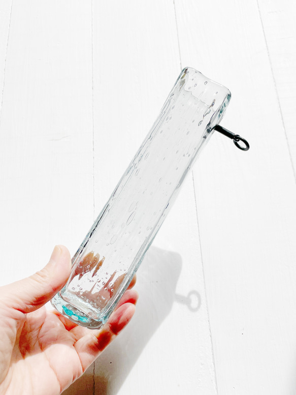 ブリキ色の角形掛花入☆ご注文前に在庫があるか「質問」でお問い合わせください 8枚目の画像