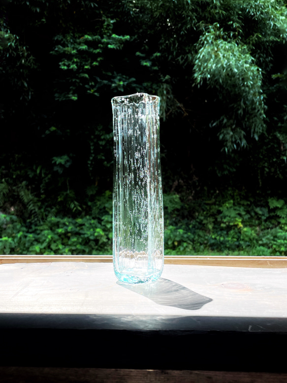 ブリキ色の角形掛花入☆ご注文前に在庫があるか「質問」でお問い合わせください 6枚目の画像