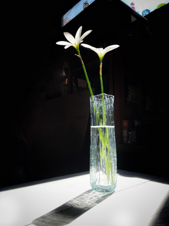 ブリキ色の角形掛花入☆ご注文前に在庫があるか「質問」でお問い合わせください 2枚目の画像