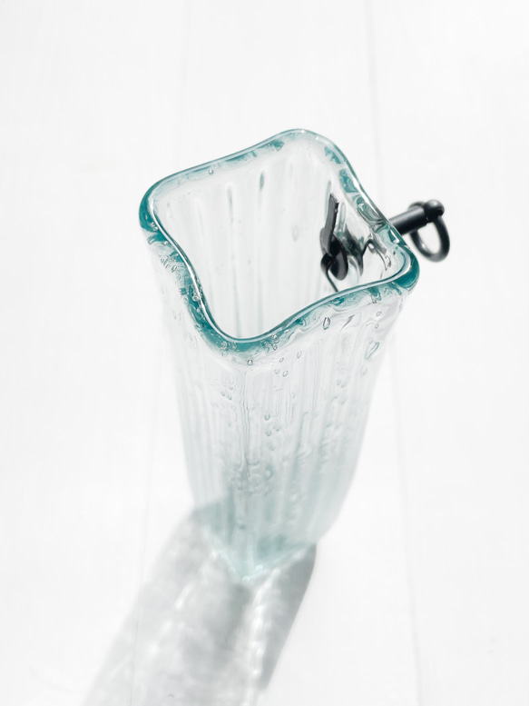 ブリキ色の角形掛花入☆ご注文前に在庫があるか「質問」でお問い合わせください 10枚目の画像