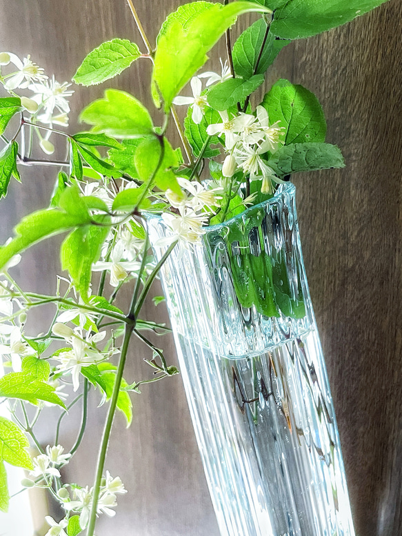 ブリキ色の角形掛花入☆ご注文前に在庫があるか「質問」でお問い合わせください 3枚目の画像