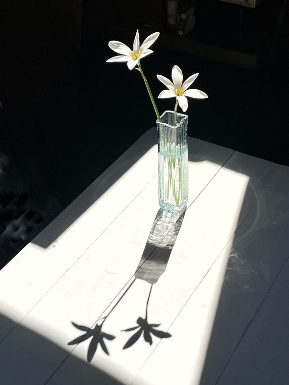 ブリキ色の角形掛花入☆ご注文前に在庫があるか「質問」でお問い合わせください 4枚目の画像