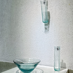 ブリキ色の角形掛花入☆ご注文前に在庫があるか「質問」でお問い合わせください 7枚目の画像