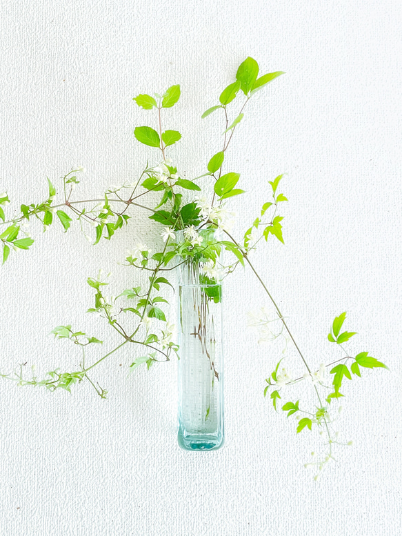 ブリキ色の角形掛花入☆ご注文前に在庫があるか「質問」でお問い合わせください 1枚目の画像