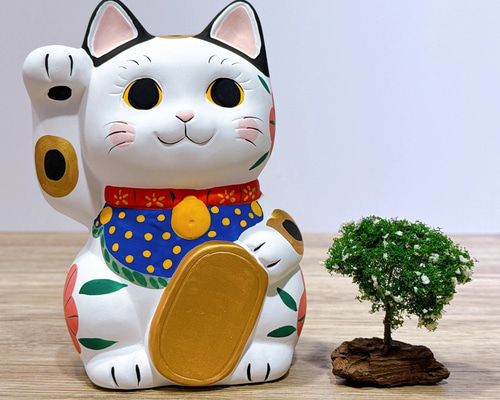 谷中堂招き猫】 谷中堂招き猫松竹梅 その他アート ourlittlezone 通販