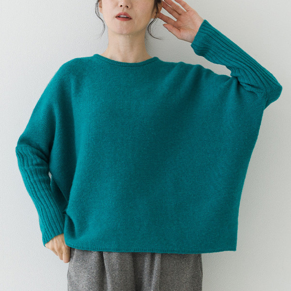 暖か手編みセーター seyto（セイト）の「Hand made oversized chanky knit / ハンドメイド