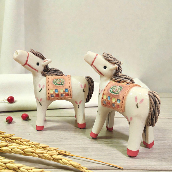 彩り鞍の白馬』 干支 午 2026 陶器 その他置物 irohagama 通販