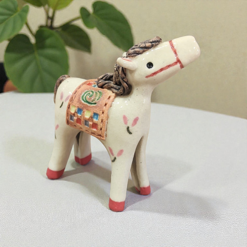 彩り鞍の白馬』 干支 午 2026 陶器 その他置物 irohagama 通販