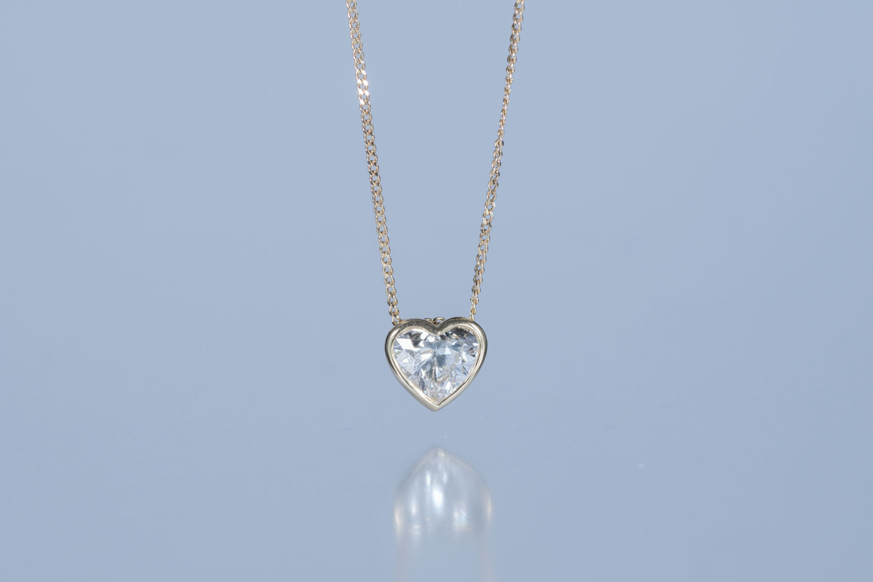 ハートシェイプダイヤモンドネックレス JE01165