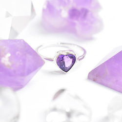 モスアゲートの一粒シルバーリング シンプル シルバーリング 天然石