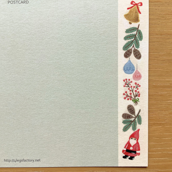 ポストカード　絵本の中のねこ（#new12 親子猫のクリスマス） 7枚目の画像