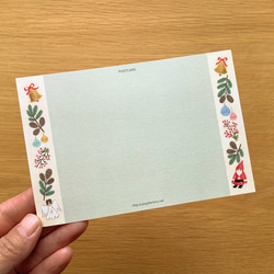 ポストカード　絵本の中のねこ（#new12 親子猫のクリスマス） 3枚目の画像