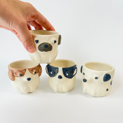 パート・ド・ヴェール おちょこ 藤色 ガラス作家 佐伯泰典作