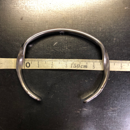 titanium bangle rock twist 純チタン製バングル ブレスレット