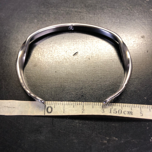titanium bangle rock twist 純チタン製バングル ブレスレット