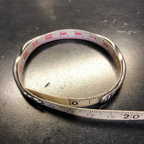 titanium bangle rock twist 純チタン製バングル ブレスレット